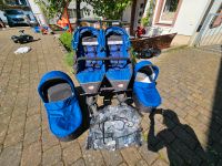 Tfk Duo Zwillingskinderwagen mit Regenschutz und 2 Babywannen Baden-Württemberg - Bruchsal Vorschau