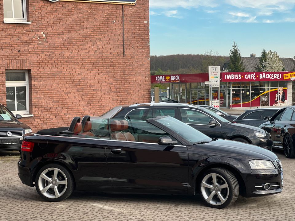 Audi A3 Cabrio 2.0TDI 140PS I AHK I XENON I LEDER I TOP I NAVI I in Röhrsdorf