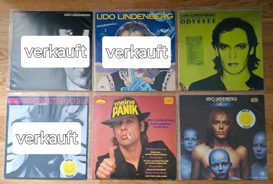 Udo Lindenberg LP Sammlung 22 LPs, Verkauf auch einzeln möglich in Ludwigsburg