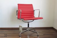 VITRA EA108 Eames Alu chair Leder Prem auch Rücken Chrom neuwert. Baden-Württemberg - Ilvesheim Vorschau