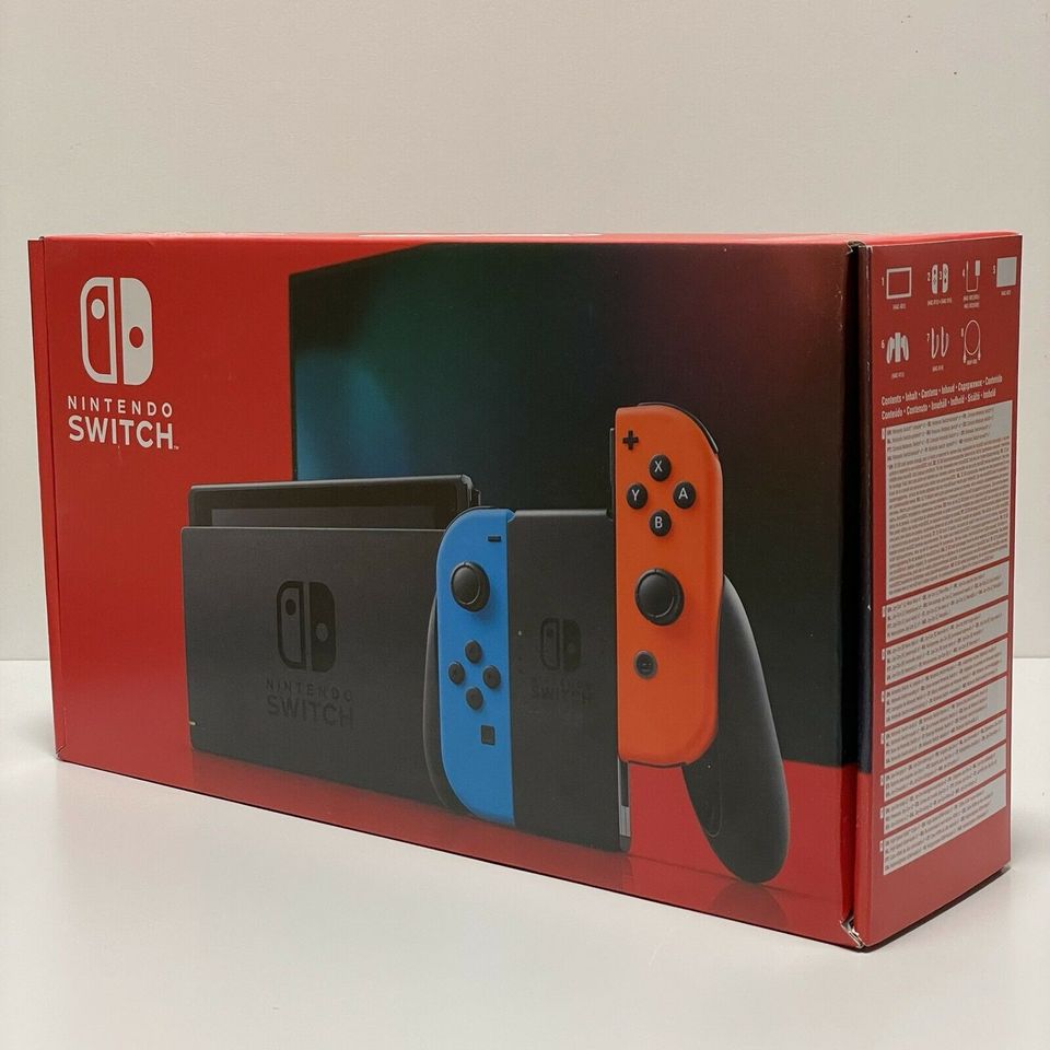 Nintendo Switch Neon-Rot / Neon-Blau [neue Edition] NEU | OVP in Dortmund