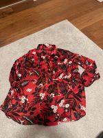 Zara Bluse florales Muster Gr. L rot Bayern - Pürgen Vorschau