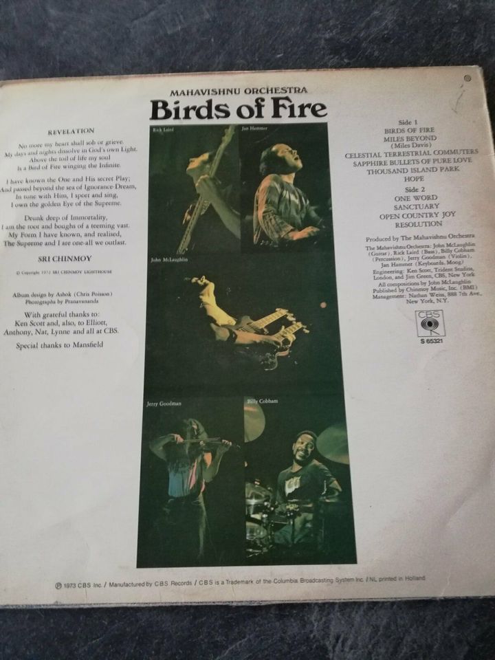 MAHAVISHNU ORCHESRTA - Birds of Fire - LP Vinyl in Schmergow