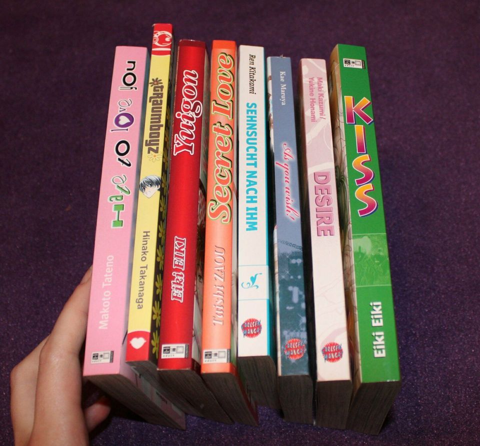 Yaoi Mangas Set Kiss, Desire, Hate to love you, Yuigon, Traumboyz in Mainleus