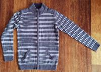 Strickjacke Jacke Charles Vögele Gr. 152 grau gestreift, wie NEU Bayern - Obertraubling Vorschau