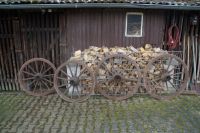 Holzspeichenräder für Leiterwagen, Kutsche oder zur Dekoration Niedersachsen - Hörden am Harz Vorschau