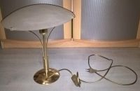 Nachttisch-Lampe - Ständer Gold-Optik - Schirm Milchglas Hessen - Friedewald Vorschau