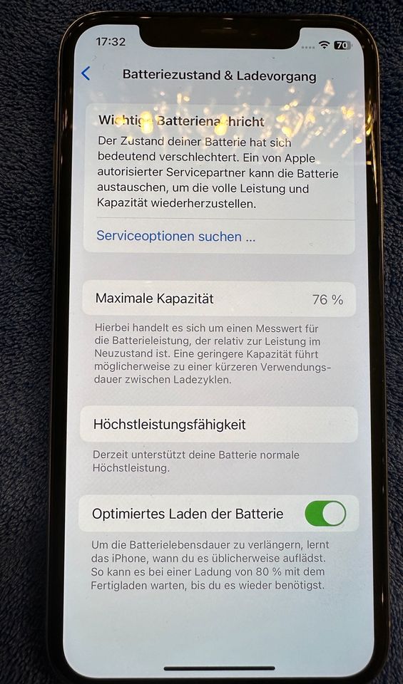 iPhone XS 64 GB Silber / Weiß in Untergruppenbach