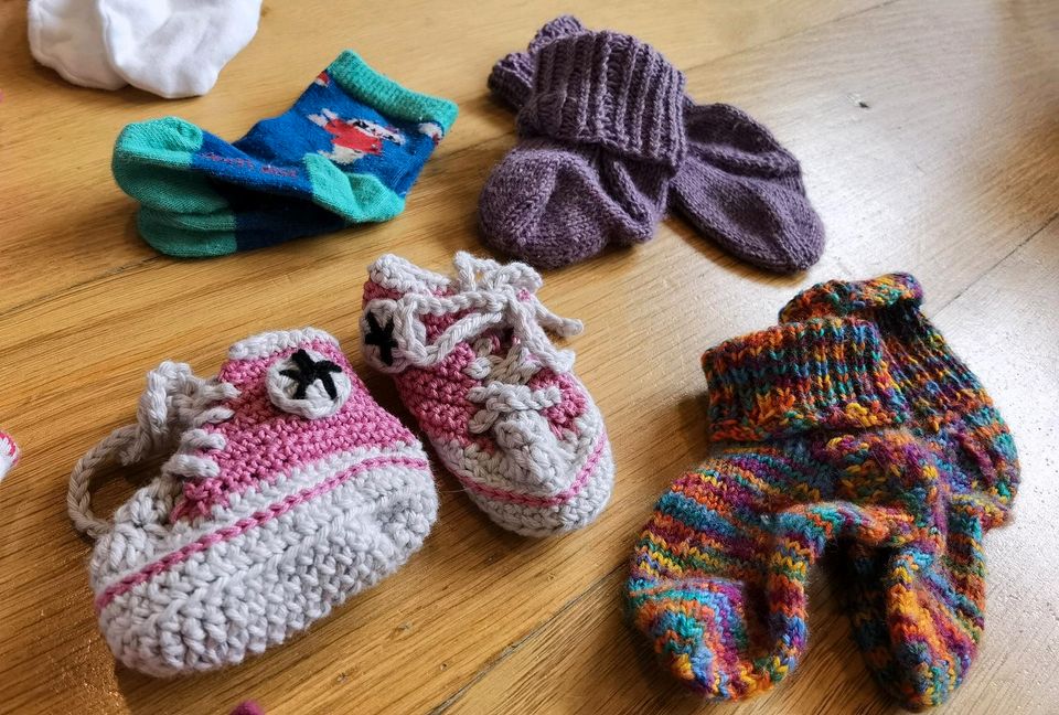 16 paar Mädchen Socken, überzieher, wagenschuhe, gestrickte socke in Rülzheim