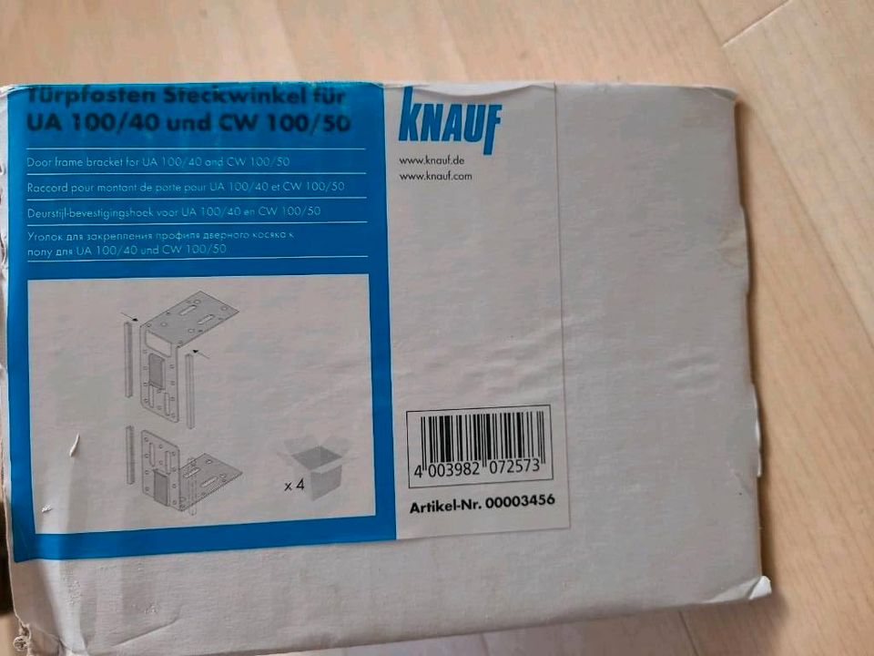 Knauf Türpfosten Steckwinkel für UA 100/40 und CW  100/50 in Epfendorf