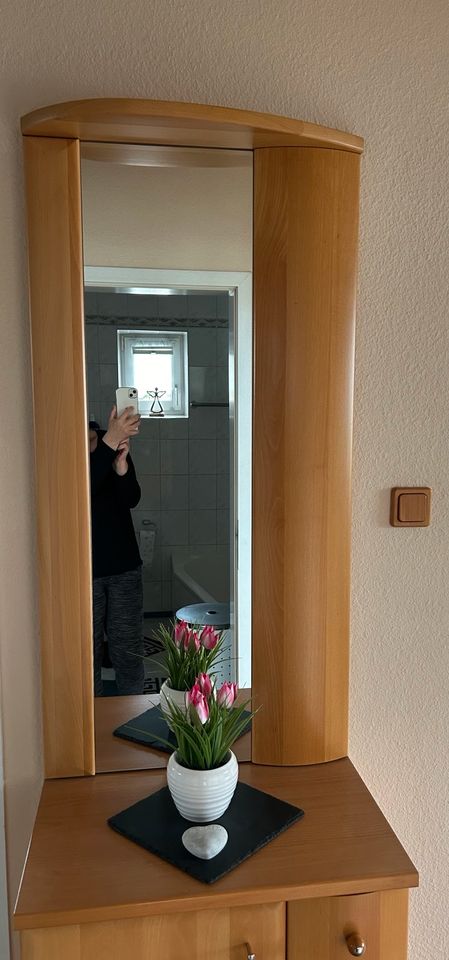 Kommode Spiegel Schrank Diele Buche Garderobe in Cham