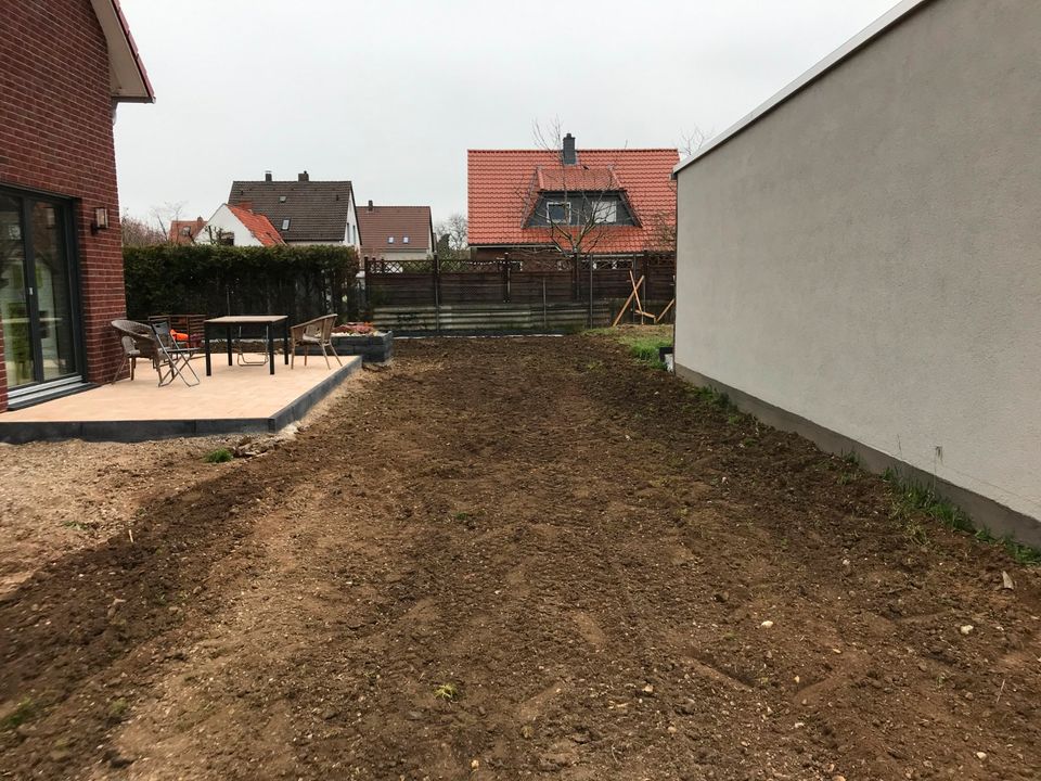 Rasen fräsen - Rasen Neuanlage - Rasen fräsen- Gartenpflege in Edemissen