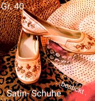 Satin- SCHUHE  m.Stickerei ❗neuwertig...,Gr. 40 Niedersachsen - Bad Harzburg Vorschau