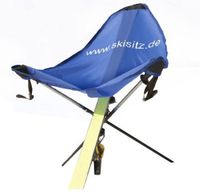 Skisitz Outdoor Sitz Sessel Ski Skistuhl Outdoorsitz Abfahrt blau Schleswig-Holstein - Neumünster Vorschau