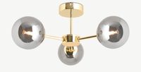 Made Globe Deckenleuchte Lampe Messing Rauchglas Gold/schwarz Schleswig-Holstein - Bornhöved Vorschau