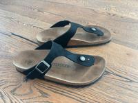 Birkenstock Sandale Gizeh, Gr. 39 in schwarz Bayern - Burkardroth Vorschau