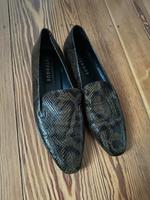 Uterqüe Loafers Mokassin Leder Braun Gr. 39 Schlangenoptik Bonn - Südstadt Vorschau