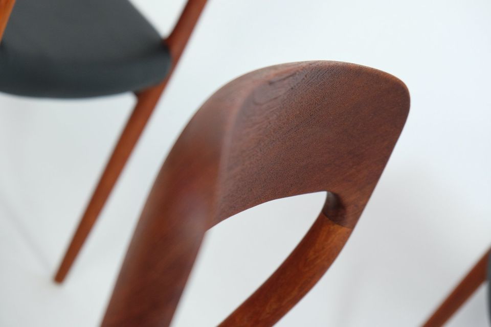 4x Niels Møller #75 Teak Stuhl Dining Chair MidCentury 60s Möller in Berlin