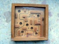 Holzspielzeug Geschicklichkeitsspiel Handlabyrinth 9cm x 9cm Bayern - Lindenberg im Allgäu Vorschau