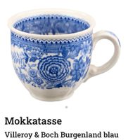 SUCHE Mokkatasse Villeroy & Boch Burgenland blau Stuttgart - Stuttgart-West Vorschau