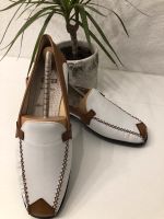 Modische Leder-Schuhe Sipper Gr. 42 neu, Farbe weiß/camel von Ara Bayern - Würzburg Vorschau