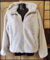 Primark Teddy Jacke - Lagenlook & Kapuze - Creme - Gr S - M Nordrhein-Westfalen - Mönchengladbach Vorschau