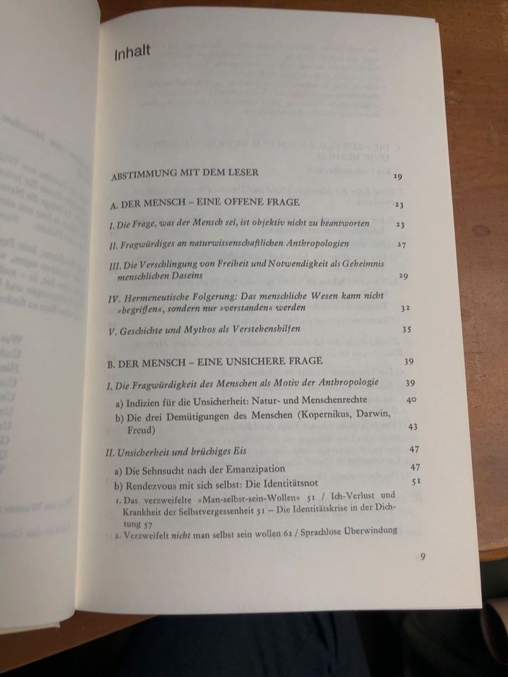 Mensch sein - Mensch werden. Anthropologie von Helmuth Thielicke in Bad Liebenzell