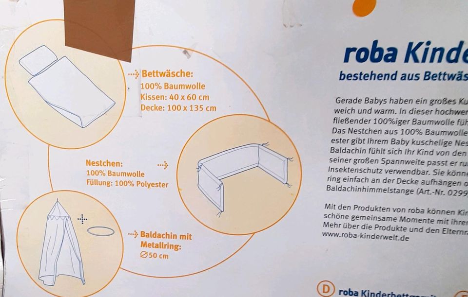 Roba Bettset 3tlg - so schön - mit Baldachin in Biebesheim