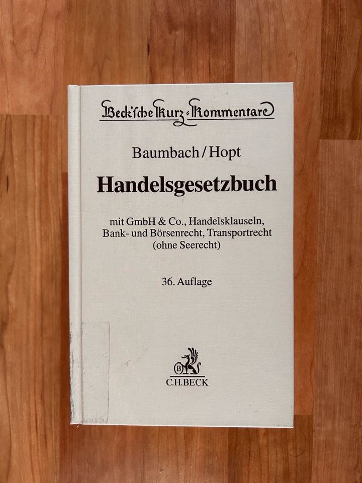 Baumbach/Hopt HGB Kommentar in Brunnthal