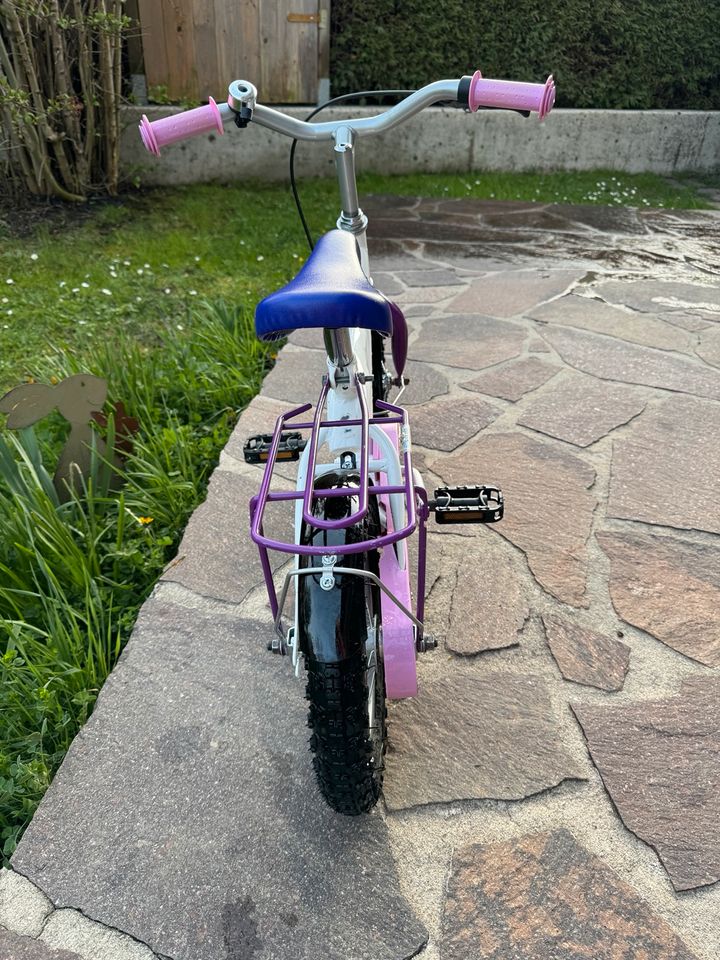 Kinderfahrrad Fahrrad Radl Stützen Hudora Mädchen in Kirchanschöring
