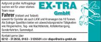 Fahrer für Sprinter bis LKW gesucht - KEINE Zeitarbeit Nordrhein-Westfalen - Solingen Vorschau