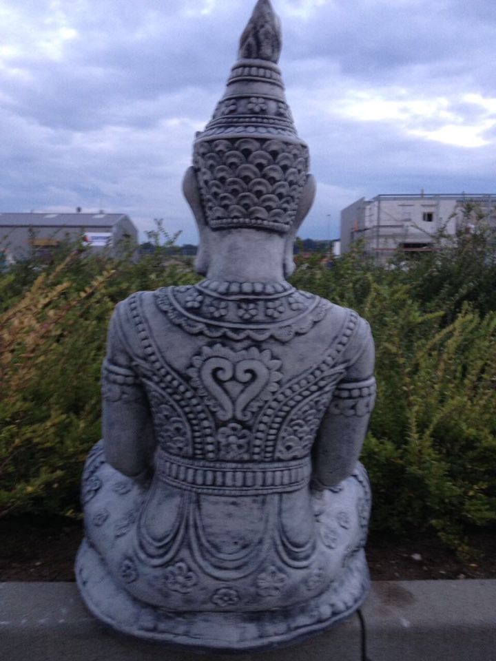 ‼️Buddha 80kg Tempelwächter Teich Feng Shui Brunnen Steinfigur‼️ in Goch