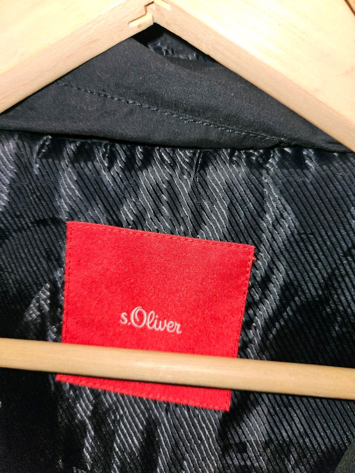 Schicker S. Oliver Damen Mantel Übergangsjacke Jacke schwarz 38 M in Leipzig