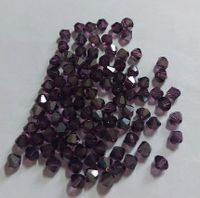 3 Tüten Swarovski ®Kristalle 4mm Doppelkegel dunkel lila Schimmer Niedersachsen - Bockenem Vorschau