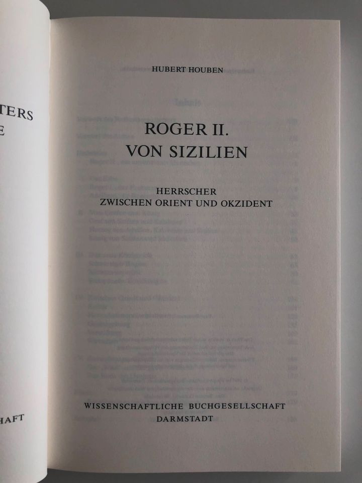 Houben Roger II. von Sizilien Normannen Palermo Apulien Kalabrien in Düsseldorf