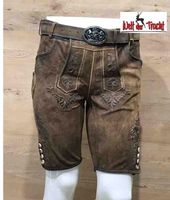 kurze Lederhose mit Gürtel Gr. 42 44 46 48 50 52 54 56 58 60 Bayern - Zwiesel Vorschau