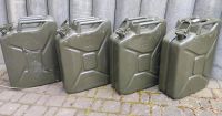 4 Stk. 20 Liter BW Stahlblech Kanister original Bundeswehr Sachsen - Remse Vorschau