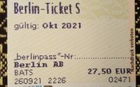 Berlin-Ticket S Oktober 21 Berlin - Charlottenburg Vorschau