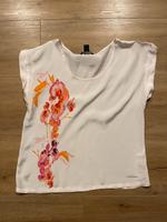 T-Shirt Top weiß floral Blume von H&M Niedersachsen - Bad Lauterberg im Harz Vorschau