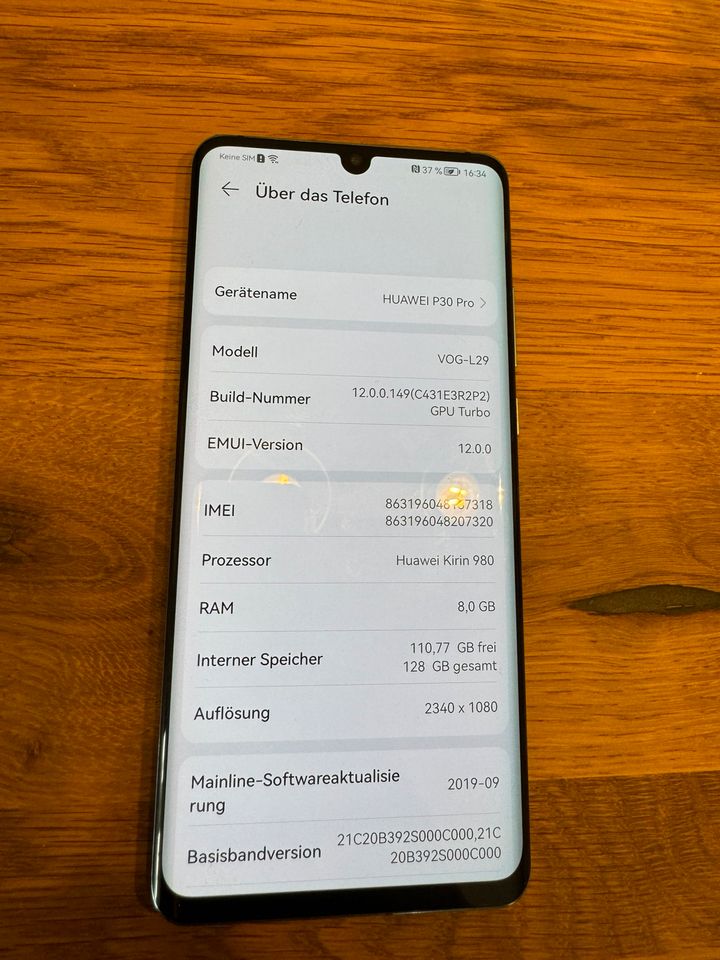 Huawei P30 Pro 128 gb sehr guter Zustand siehe Bilder in Kornwestheim