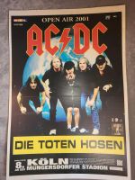 AC/DC PLAKAT VON 2001 BREITE 60 CM HÖHE 120 CM GUT ERHALTEN SAUBE Nordrhein-Westfalen - Gelsenkirchen Vorschau