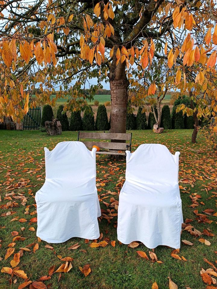 Hochzeitsstühle mit Hussen - Landhochzeit - Vintage in Ribnitz-Damgarten