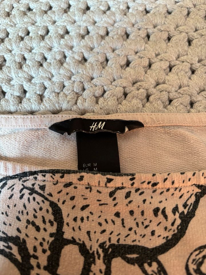 H&M oversize Pullover leopard m in Bad Staffelstein