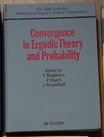 Convergence in Ergodic Theory and Probability - Bergelson March Bayern - Veitsbronn Vorschau