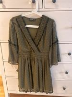 Zara Plumetis Kleid schwarz oliv khaki S Rheinland-Pfalz - Kaiserslautern Vorschau