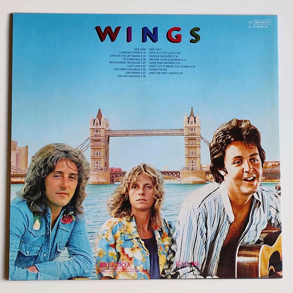 Vinyl-LP, Wings, London Town in Osnabrück