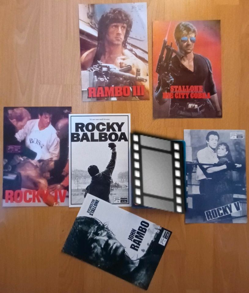 Rambo Rocky Balboa City Cobra Stallone FILMPROGRAMME in Ilmenau