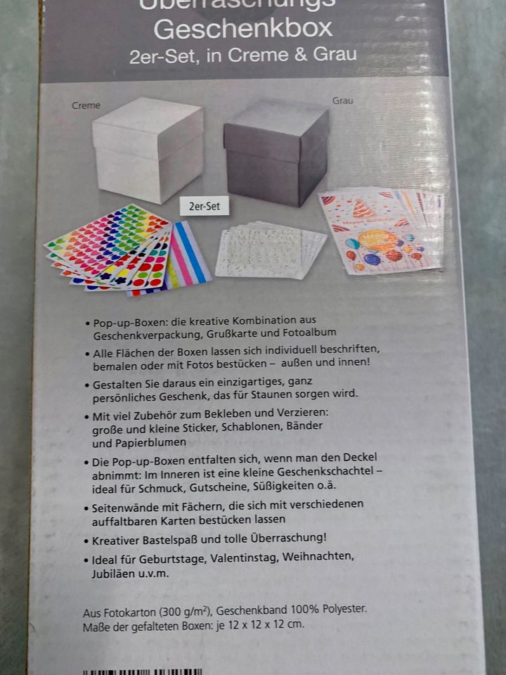 Überraschungs-Geschenkbox 2er- Set in Eningen