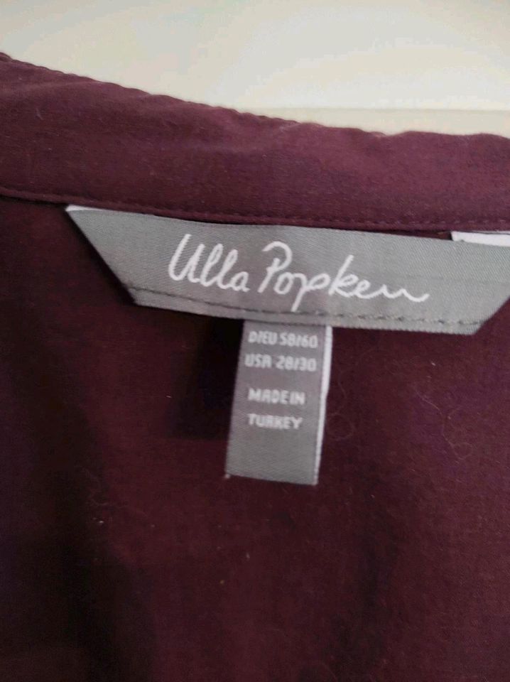 Ulla Popken 58 60 Tunika Bordeaux Hingucker Sommer leicht in Potsdam