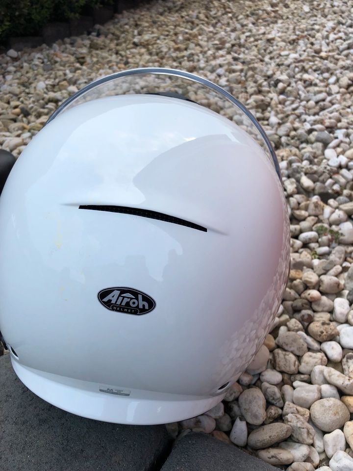 Motorrad Helm weiß, wie neu in Mechernich